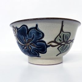 【陶芸工房てぃーだ】5寸マカイ（ブルー）